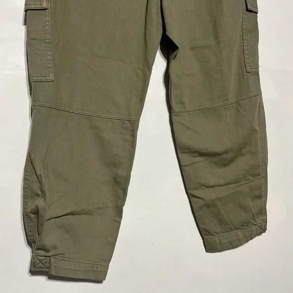 Banana Republic Utility High Rise Cargo Pants Surplus Green Size 10 - Picture 11 of 14